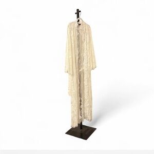 Elegant Lace Duster Cardigan